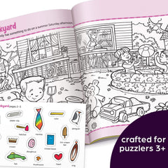 Highlights Hidden Pictures Sticker Fun travel friendly pack supports quiet, engaging activity on trips.