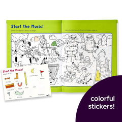Highlights My First Hidden Pictures 2023 hidden pictures page with simple clues and color variety.