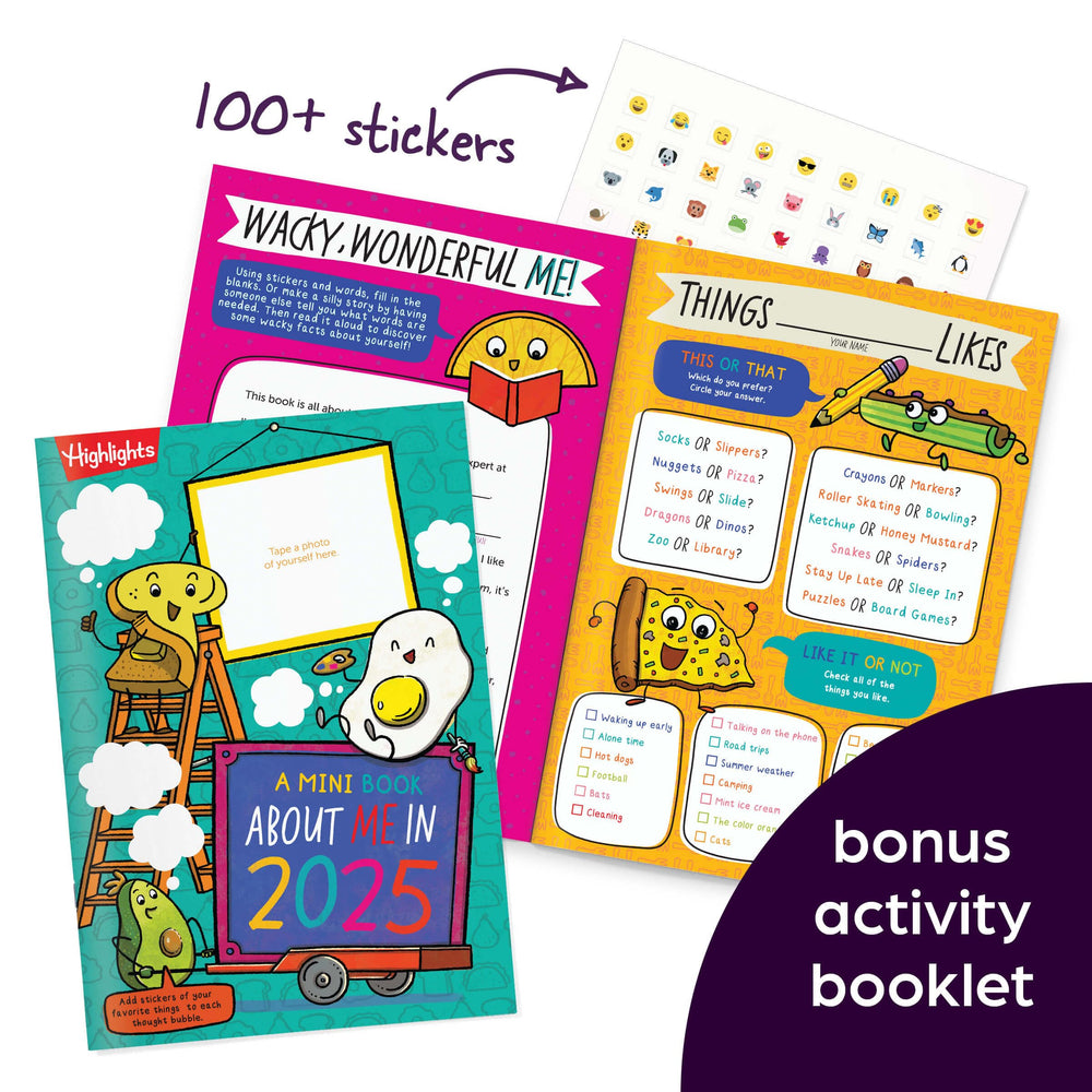 Highlights My First Puzzle Fun sticker-page adding interactive creativity and rewards