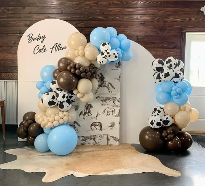 HILAVO baby blue balloons create soft accents for baby shower and party decor