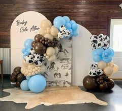 HILAVO baby blue balloons create soft accents for baby shower and party decor