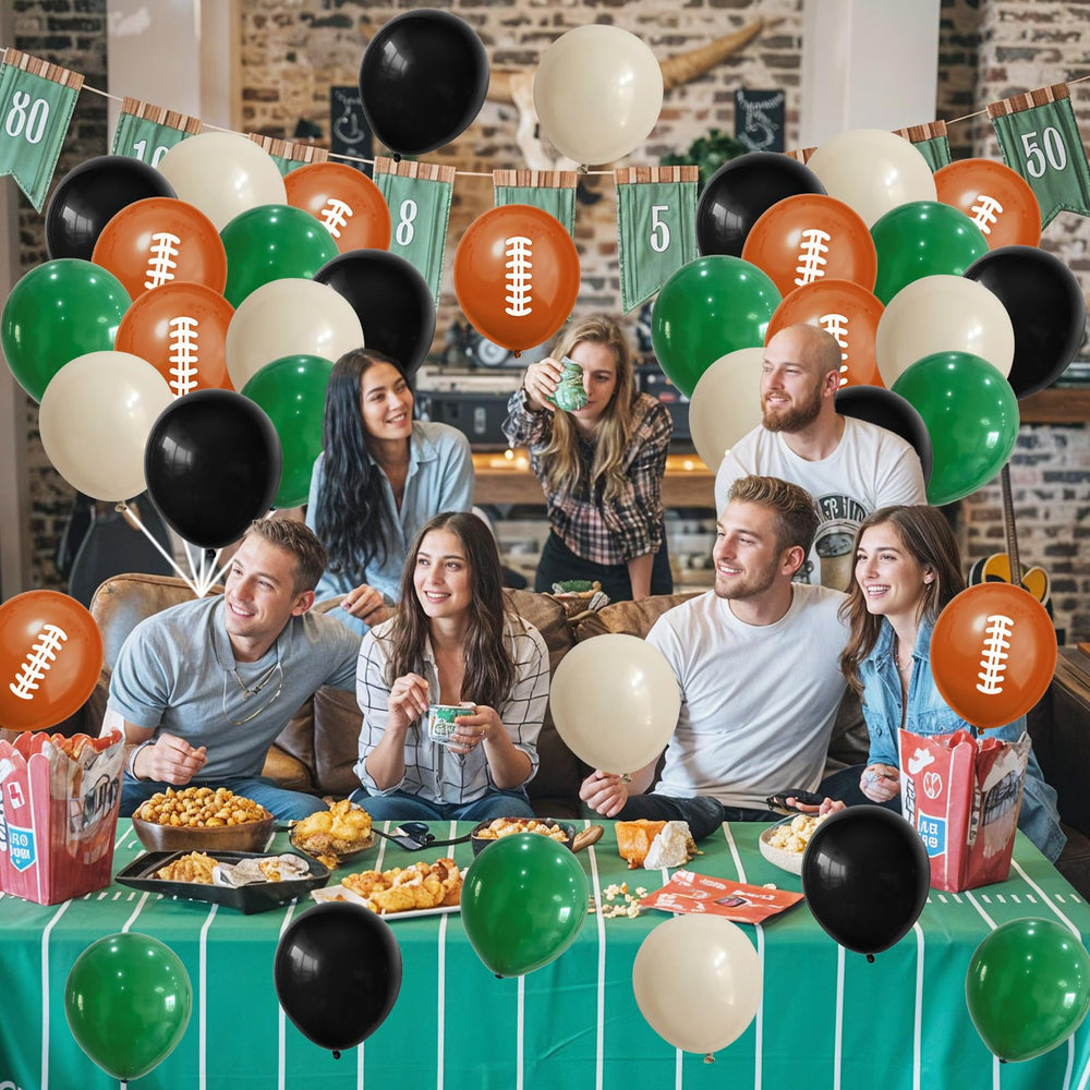 HILAVO football decor ideas showcase versatile party styling and display options.