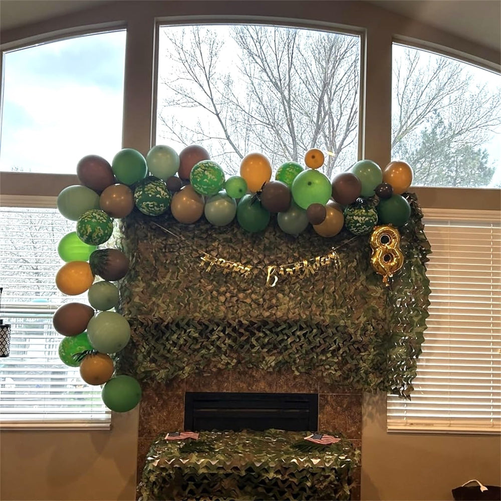 HILAVO light brown balloons 12in for earthy accents