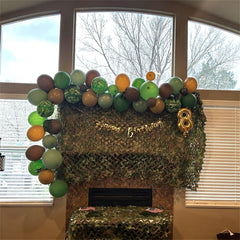 HILAVO light brown balloons 12in for earthy accents