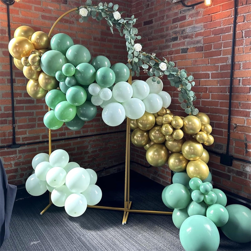 HILAVO macaron green balloons add soft pastel charm