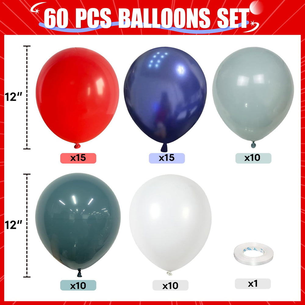 HILAVO matte red balloon close-up ideal for eye-catching centerpieces
