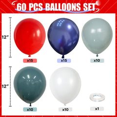 HILAVO matte red balloon close-up ideal for eye-catching centerpieces