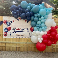 HILAVO pastel blue balloon close-up adds soft accents