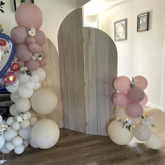 HILAVO pastel pink balloon closeup emphasizing soft tones for baby showers.