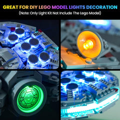 Hilighting LED Light Kit uses durable materials for long-lasting LEGO lighting.