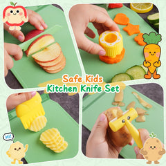 Hilsoeet safe kid-friendly knives enable family cooking sessions and bonding.
