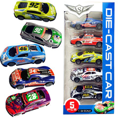 Himeeu pull back racing car with metal shell for durable play