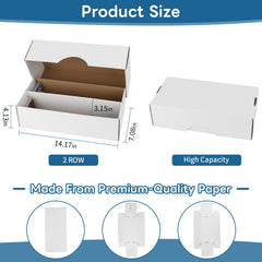 HIMOMO storage box interior with two compartments for quick card sorting