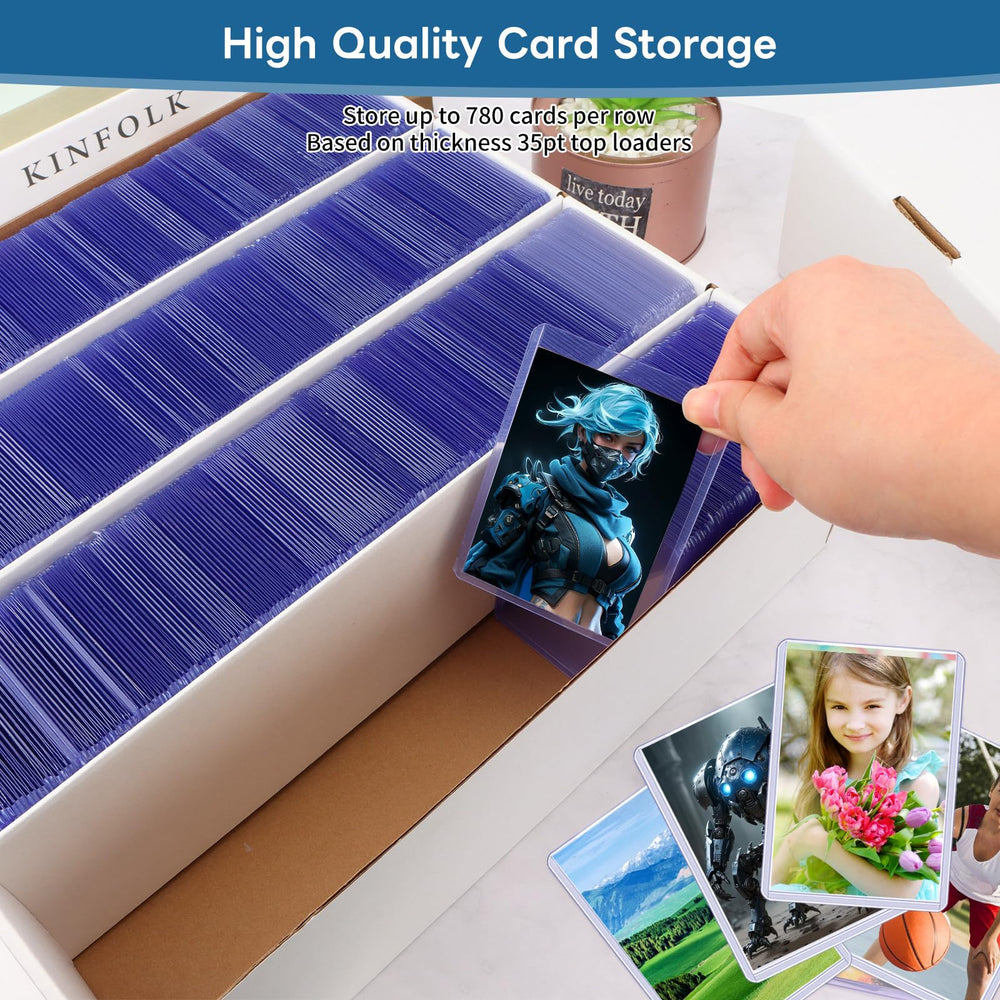 HIMOMO versatile storage suitable for sports cards, MTG, hockey, and more.