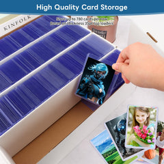 HIMOMO versatile storage suitable for sports cards, MTG, hockey, and more.