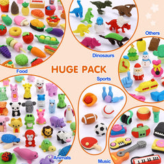Hinzer classroom-prizes erasers ready for treasure boxes and desk decor.