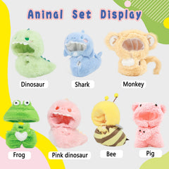 HiOKOU Labubu frog outfit for 17cm doll with soft plush feel