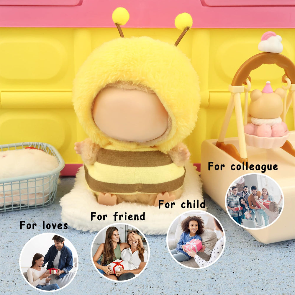 HiOKOU Labubu multi-animal outfits for 17cm doll for versatile styling