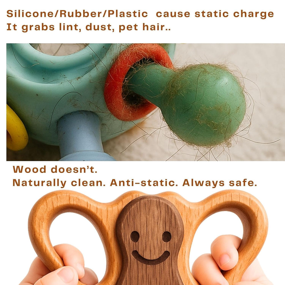 HIPPO TOYS Teether with 3.94 inch size designed for comfortable mouthing