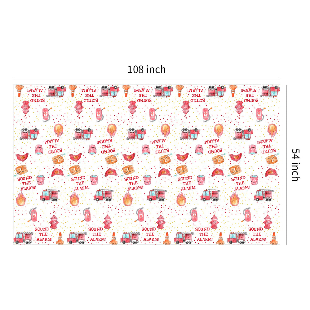 Hipvvild fire-themed decor for baby showers and birthdays