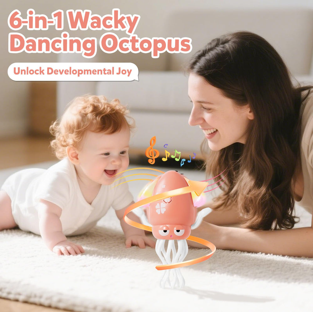 Hirger Dancing Octopus toy Type-C charging for quick recharging.