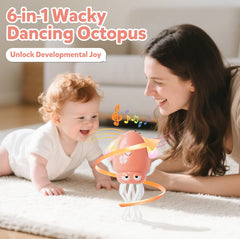 Hirger Dancing Octopus toy Type-C charging for quick recharging.