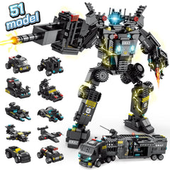 Histoye 51-in-1 robot building kit enables creative STEM play.