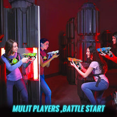 HISTOYE Laser Tag safety emission under 1 mW, kid-friendly design.