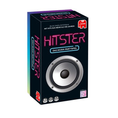 Hitster Original box and cards on display, perfect for party-ready setup.