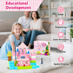 Hiwawind magnetic blocks compatible with other magnet sets for expanded play