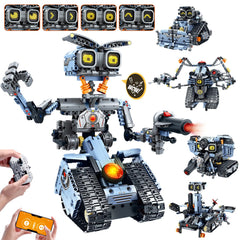 HiWEEGO Changeable LED Eyes robot display with expressive lights for immersive play sessions.