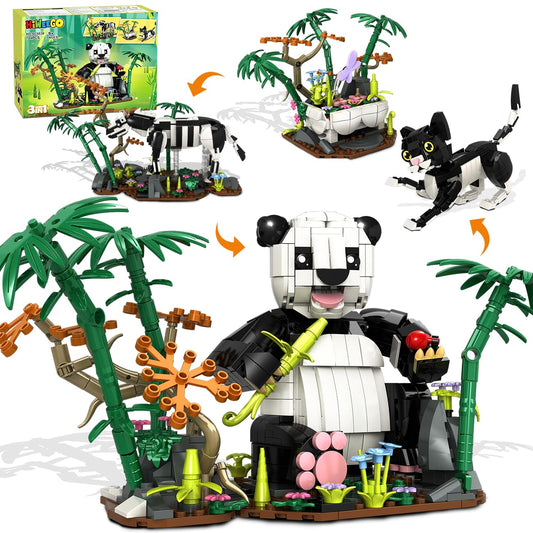 HiWEEGO panda paws on bamboo for sensory play and motor development.