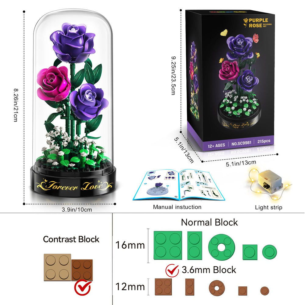 HiWEEGO adjustable petals and leaves offer custom display options