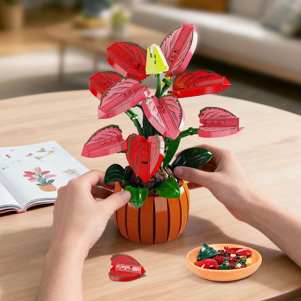 HiWEEGO nature-inspired decor adds color without watering or soil.
