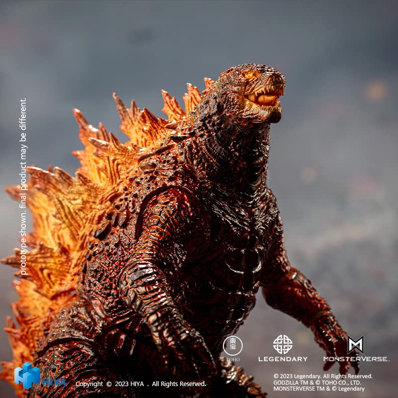 Hiya Toys Burning Godzilla Exquisite Basic PX box packaging for gifting and display.
