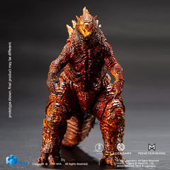 Hiya Toys Burning Godzilla Exquisite Basic PX figure, pose-ready dynamic stance.