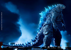 Hiya Toys Energized Godzilla previews-exclusive badge marks collectible status