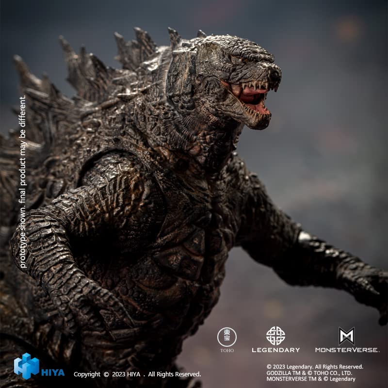 Hiya Toys Godzilla Exquisite Basic PX figure poseability in action stance