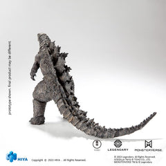 Hiya Toys Godzilla Exquisite Basic PX figure tail extended for dramatic display