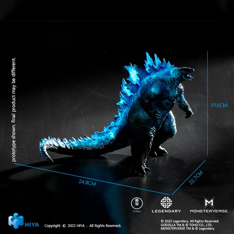 Hiya Toys Godzilla Stylist Series 2022, glow-spine detail enhances shelf presence.