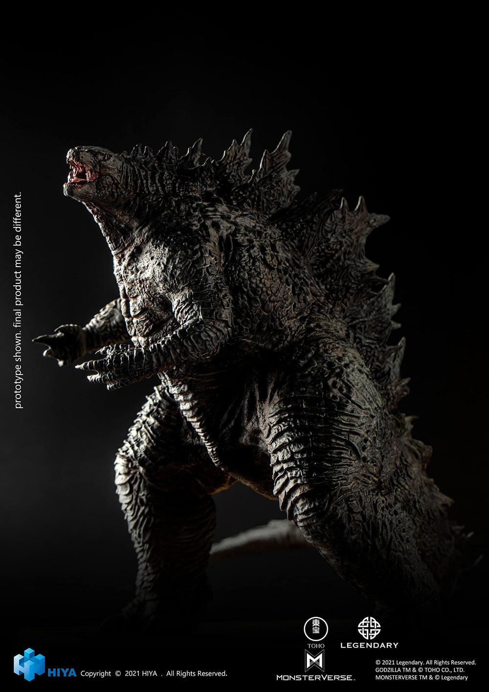 Hiya Toys Godzilla Stylist Series PVC figure roar capture highlights iconic sound-inspired feel.