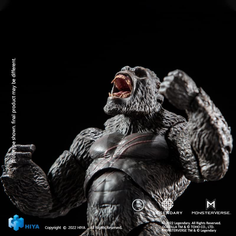 Hiya Toys Kong Exquisite Basic PX figure highlighting natural posability.