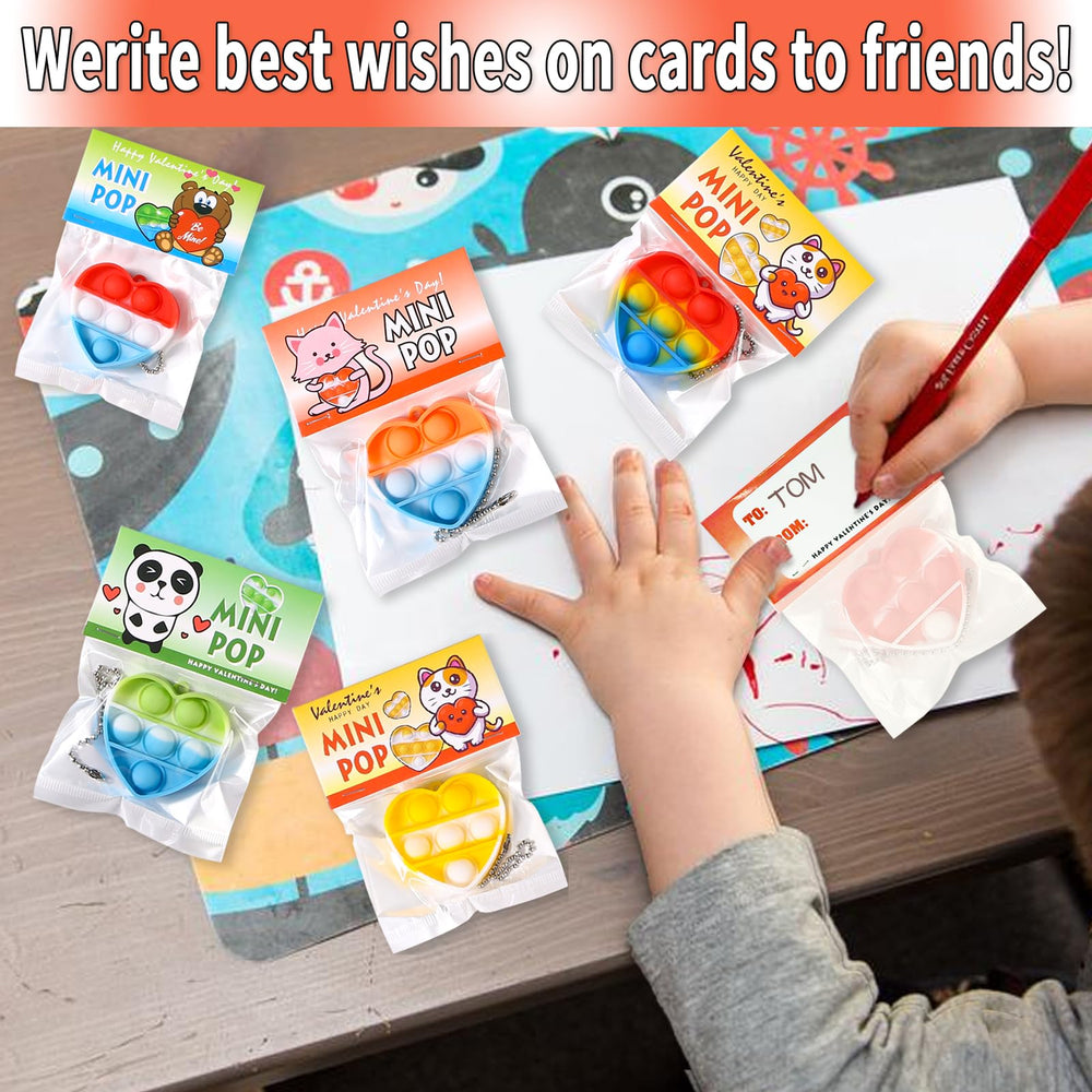 Hiyong classroom prizes with valentines fidget toys