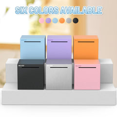 Hizgo Compact 4.72-inch Piggy Bank fits on desks and shelves.
