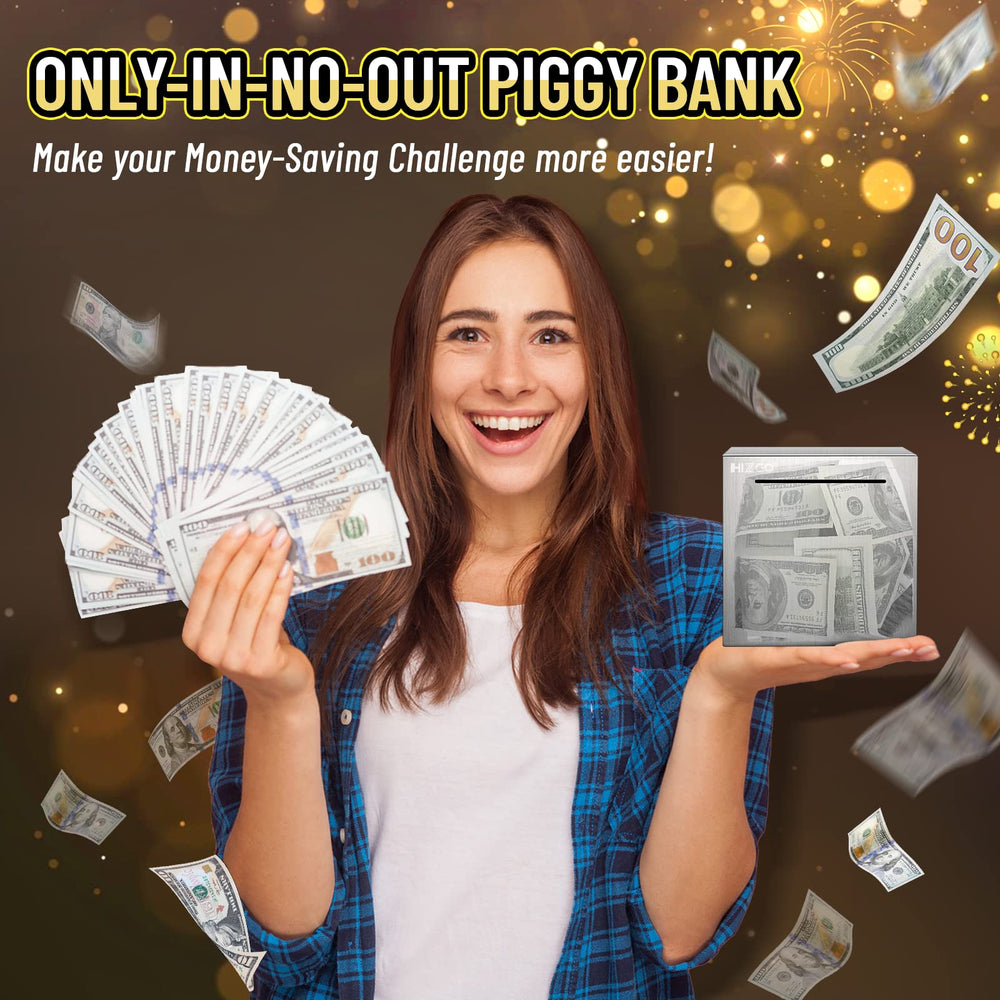 Hizgo capacity up to 500 notes supports larger saving milestones