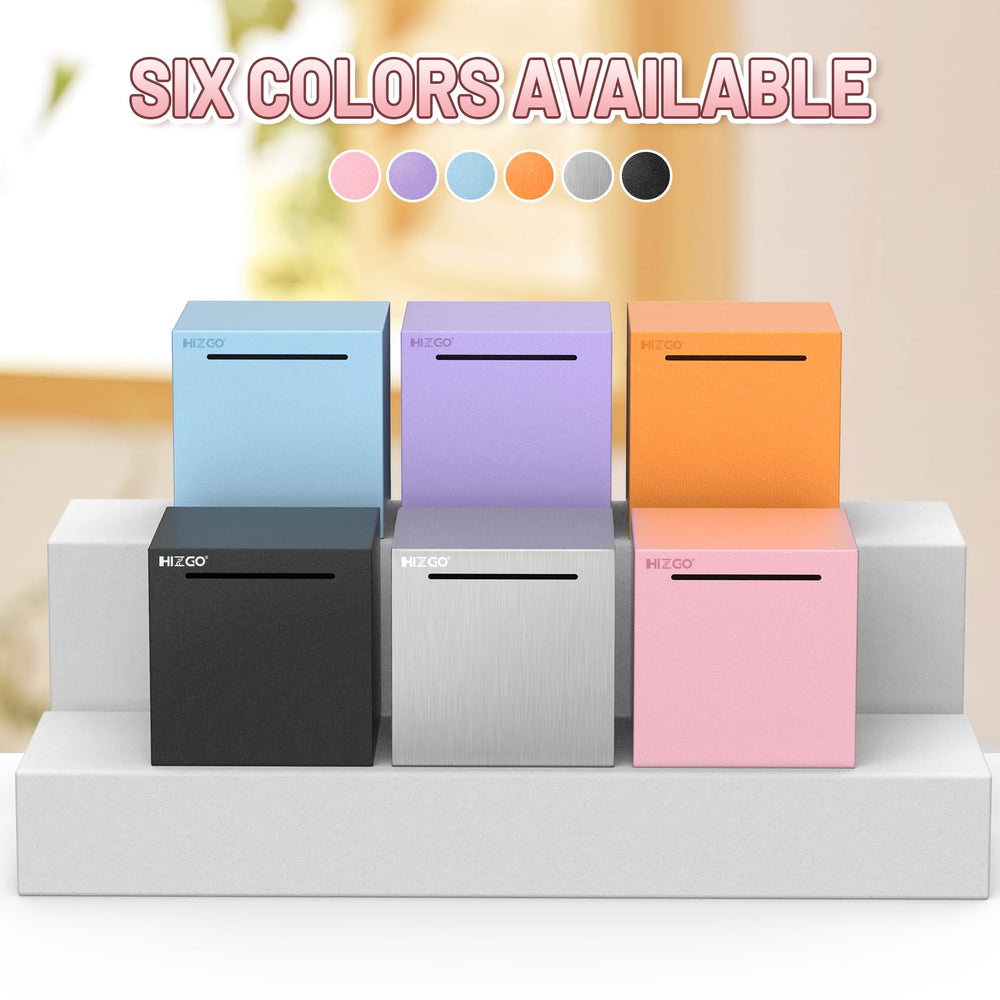 Hizgo pink piggy bank makes a gift-ready choice for occasions.