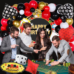 HJINGY poker toppers bring fun cake and cupcakes to the theme.