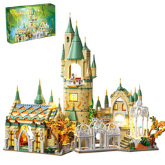 HJPLPXH Magic Medieval Castle Architecture: intricate details for immersive display and creative building.
