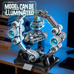 HJPLPXH Starship ring structure detail enhances visual appeal and display options.
