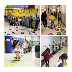 HK Studio number frog decal supports number recognition through active play